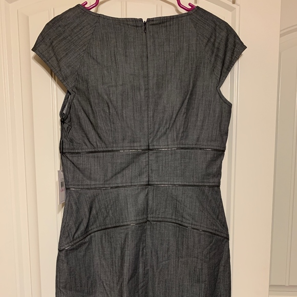 CALVIN KLEIN GREY DENIM DRESS NEW - Picture 5 of 6
